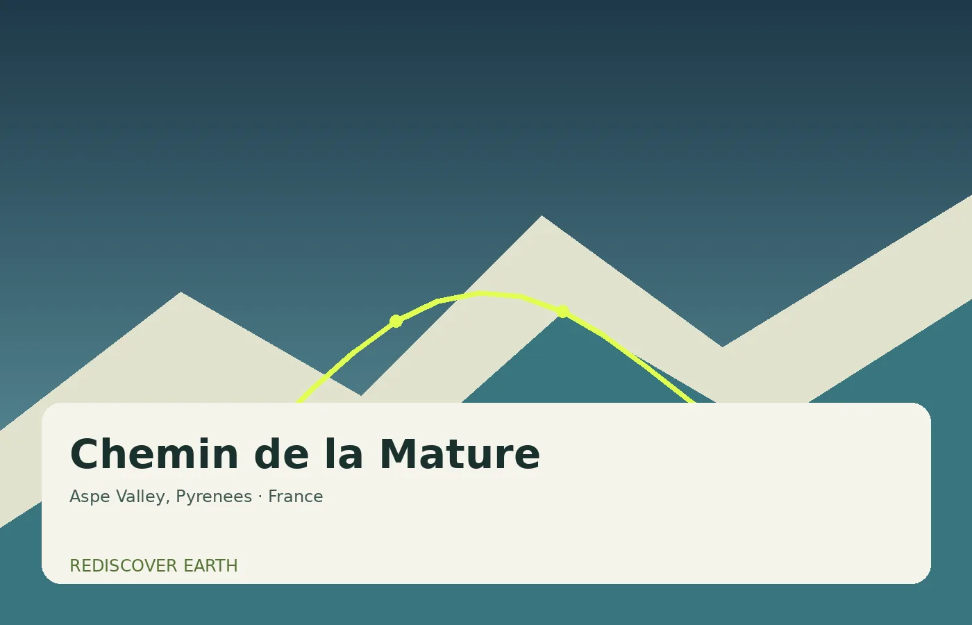 Chemin de la Mature, France