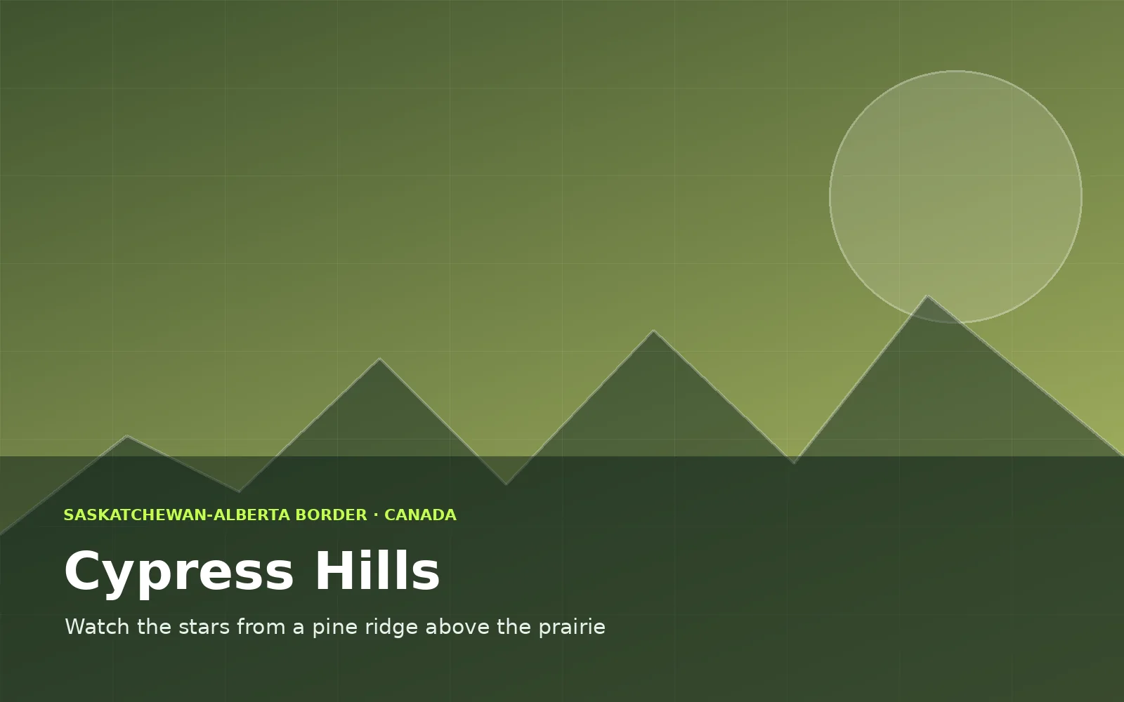 Cypress Hills, Canada