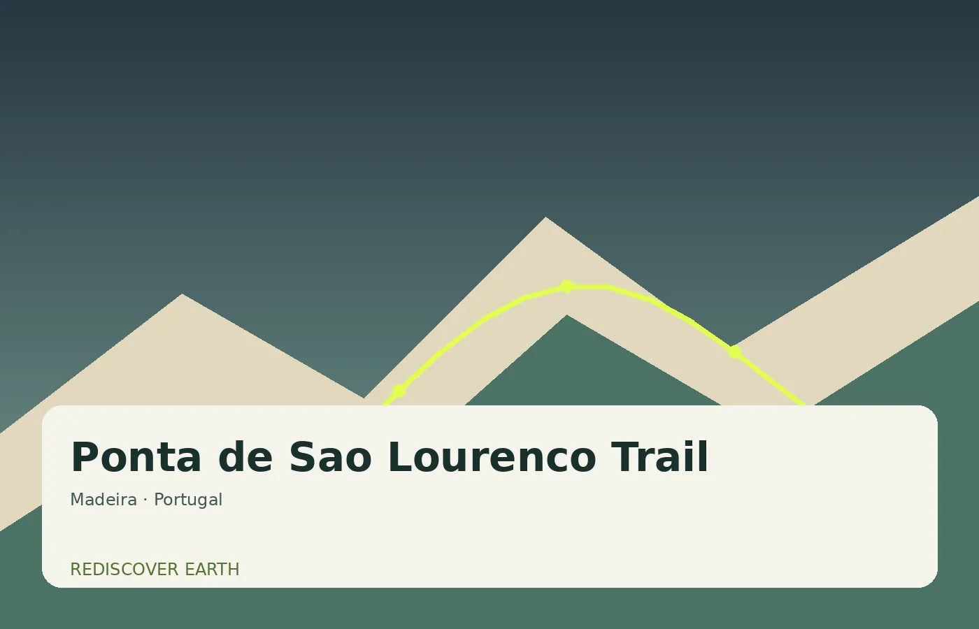 Ponta de Sao Lourenco Trail, Portugal