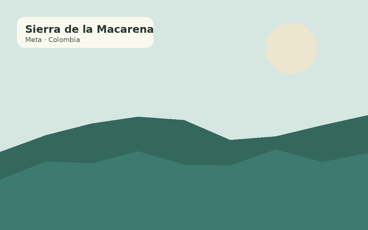 Sierra de la Macarena, Colombia