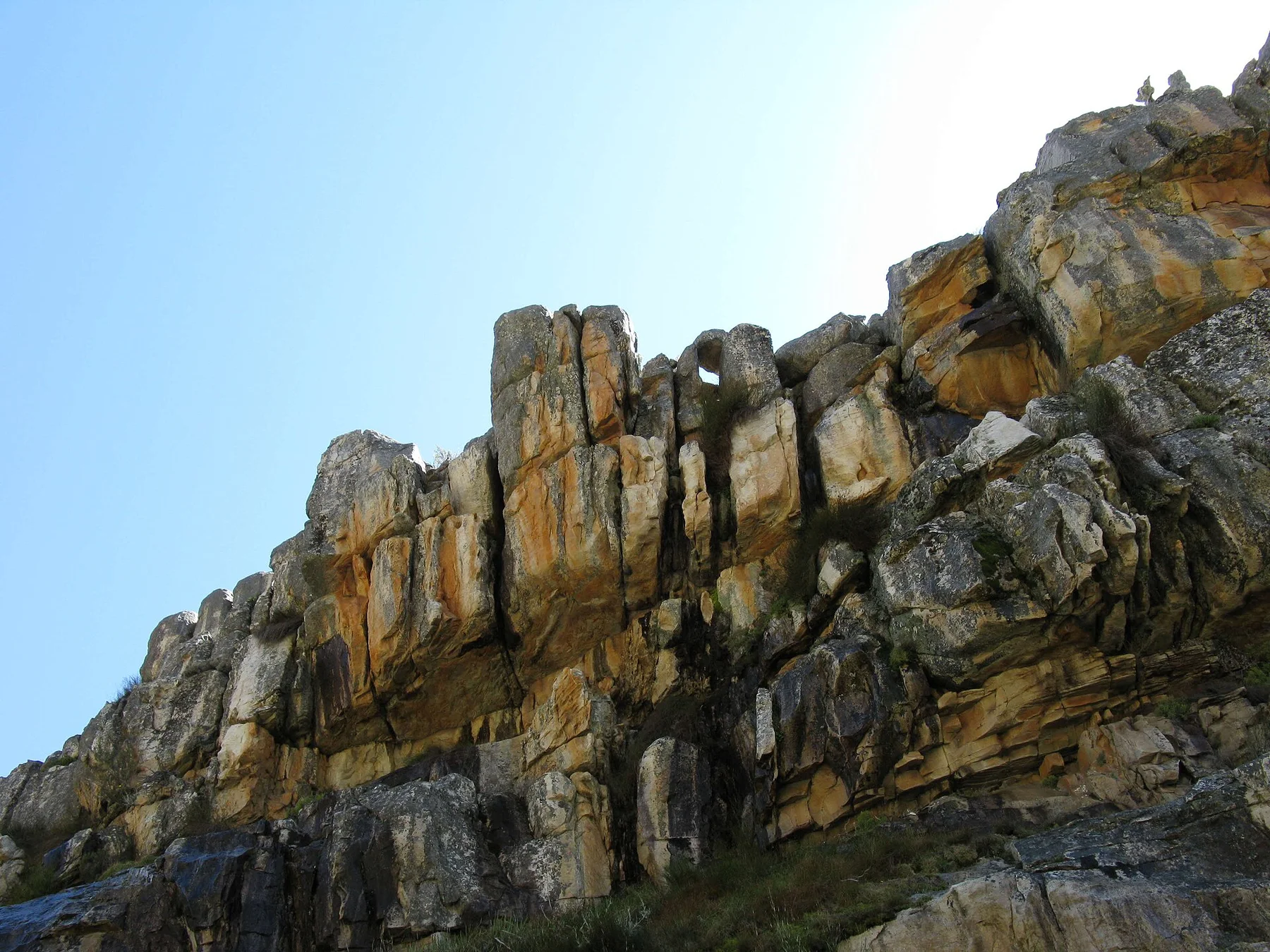 Cedarberg sandstone cliff
