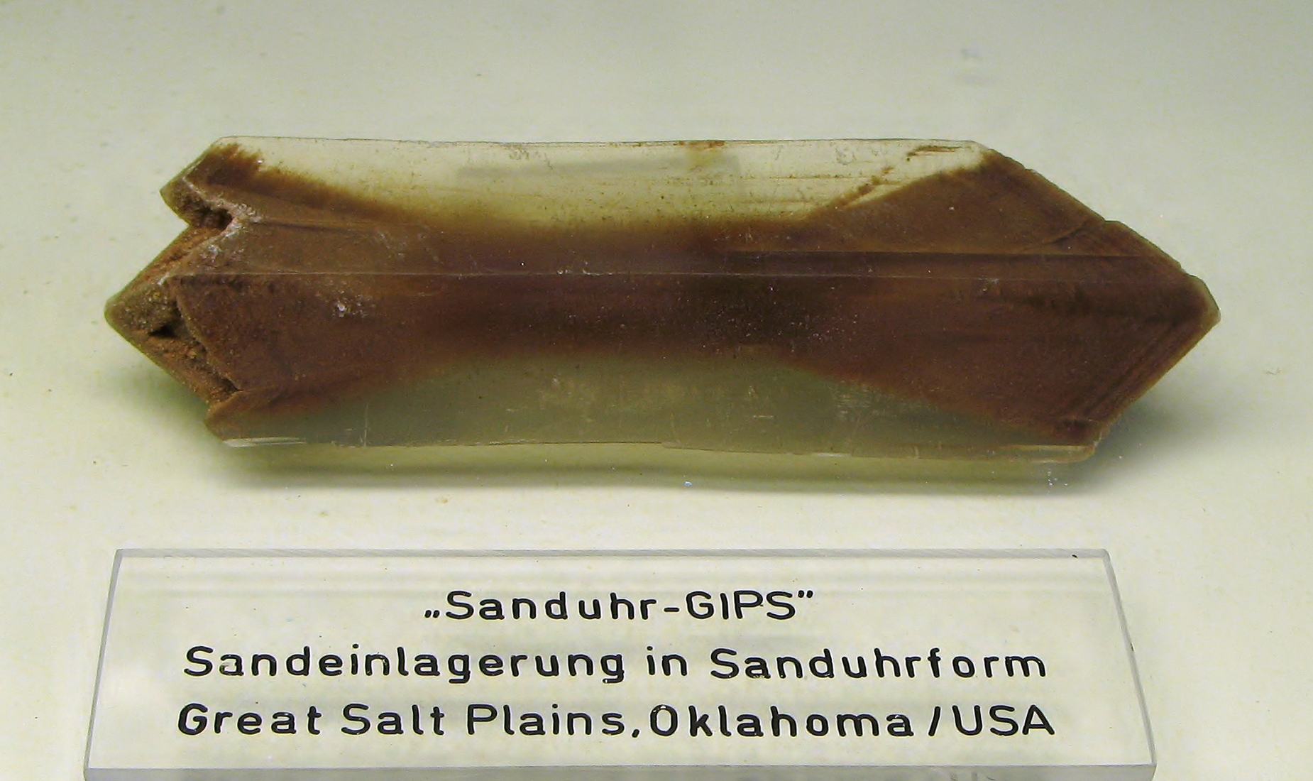 Gips Sanduhr - Great Salt Plains, Oklahoma, USA
