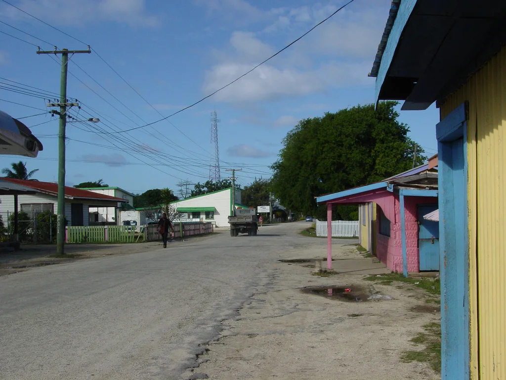 Downtown Pangai, Tonga
