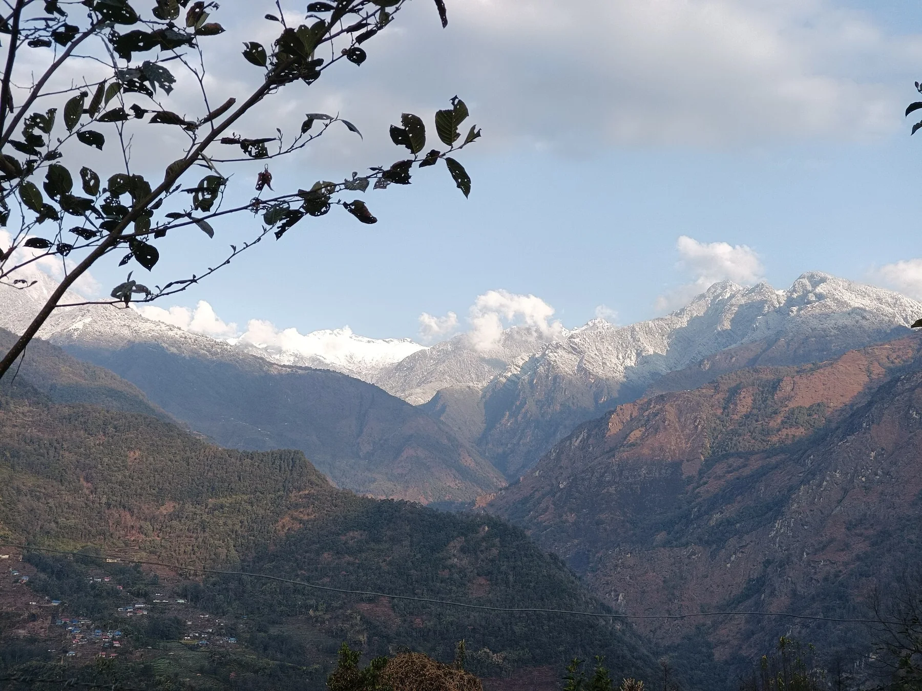 Mountain seen from Zona de conservare Kanchenjunga